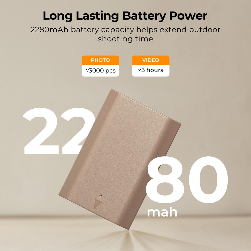 K&F Concept NP-FZ100 Rechargeable Replacement Li-ion Battery Pack 2280mAh 7.2V with USB Type C Direct Charging for Sony Alpha, A9, A7III, A7RIII, A7RIV, A6600, ZV-E1, FX3, FX30 Mirrorless Camera (2 Pack) | KF28-0023S1
