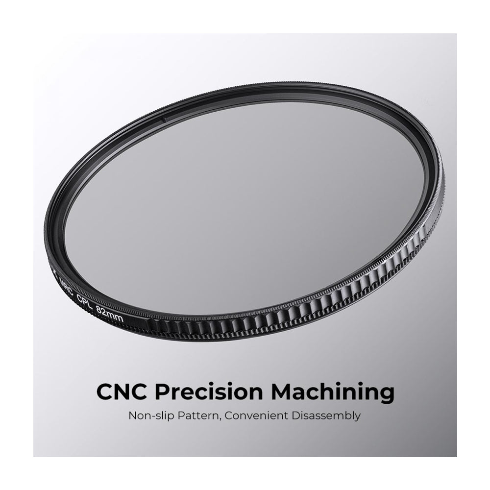 K&F Concept Nano-X Series Polarizing + MC Ultraviolet (MCUV + CPL) Optical Lens Filter Kit Waterproof HD MRC 28-Layer Nano-Coated with Metal Lens Cap & Pouch for Camera Lens | 49mm, 52mm