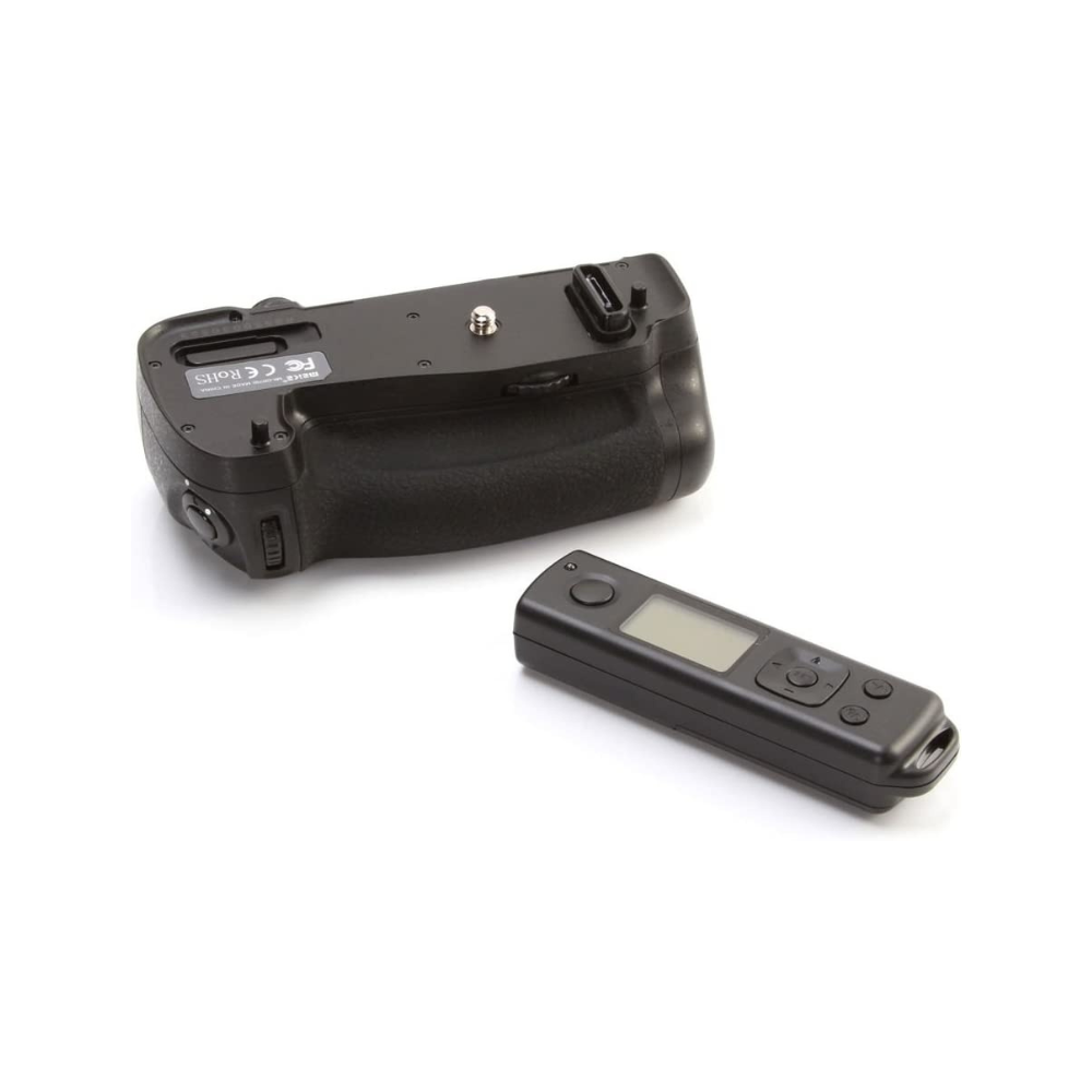 Meike MK-DR750 PRO Power Battery Grip with EN-EL15 Battery Slot, AA/LR6 Tray, Vertical Grip Orientation, Alternate Shutter Release and AE/AF Lock Button and 2.4Ghz Remote Control for Nikon D750 DSLR Camera