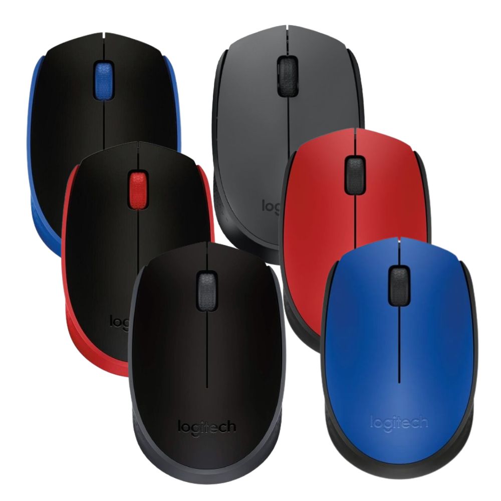 Logitech M171 Wireless Optical Mouse with 1000 DPI, 2.4GHz USB Receive