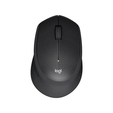 Logitech M331 2.4GHz Silent Plus Wireless Mouse with 1000 DPI USB Nano Receiver for PC, Mac & Laptop (Blue, Black, Red)
