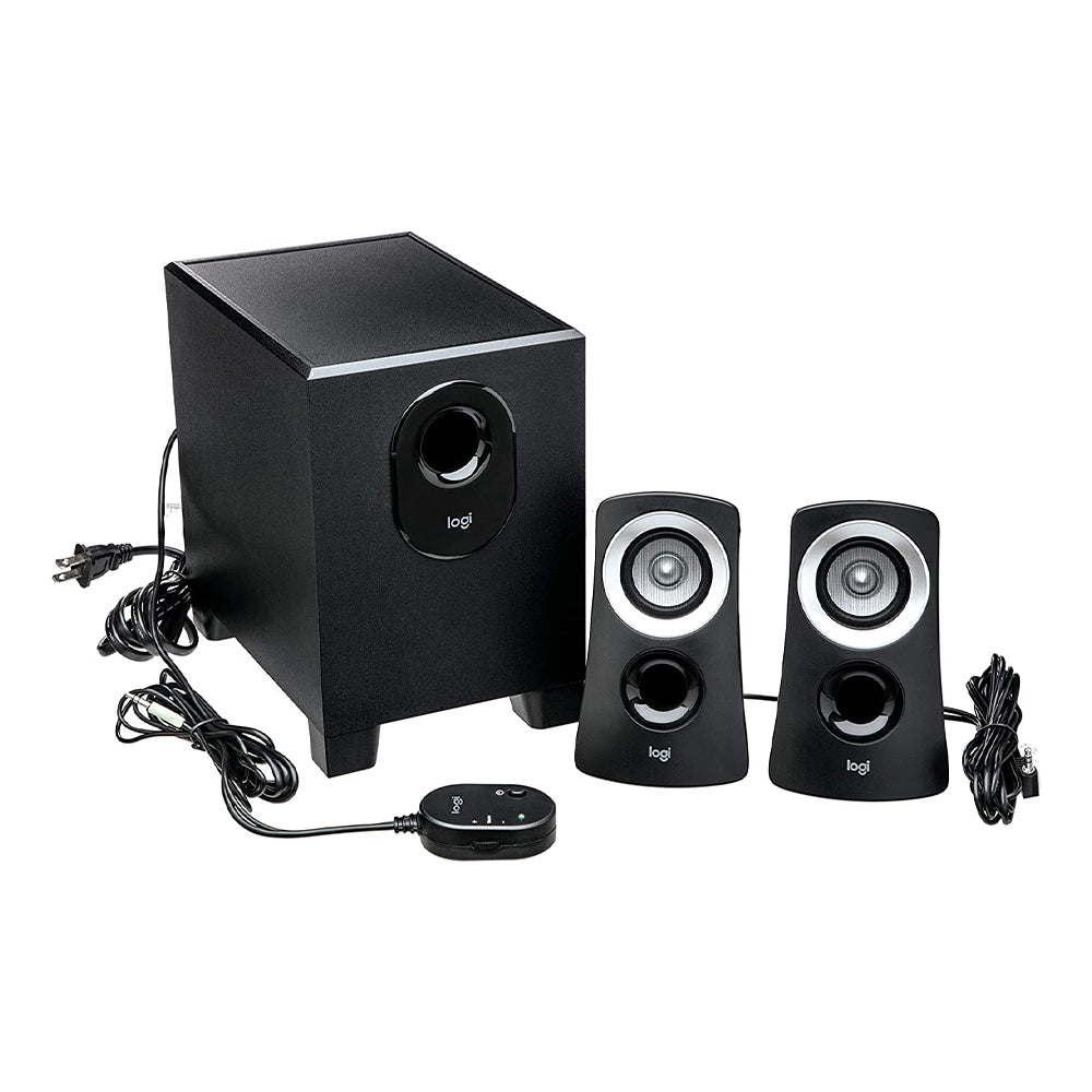 Logitech Z313 25W Speakers with Subwoofer, Volume and Headset Controls Using Wired Control Pod