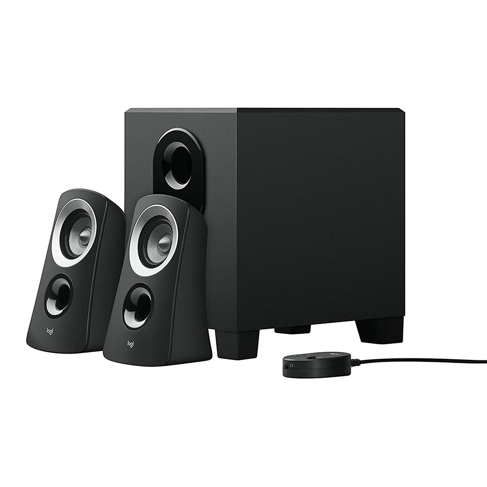 Logitech Z313 25W Speakers with Subwoofer, Volume and Headset Controls Using Wired Control Pod