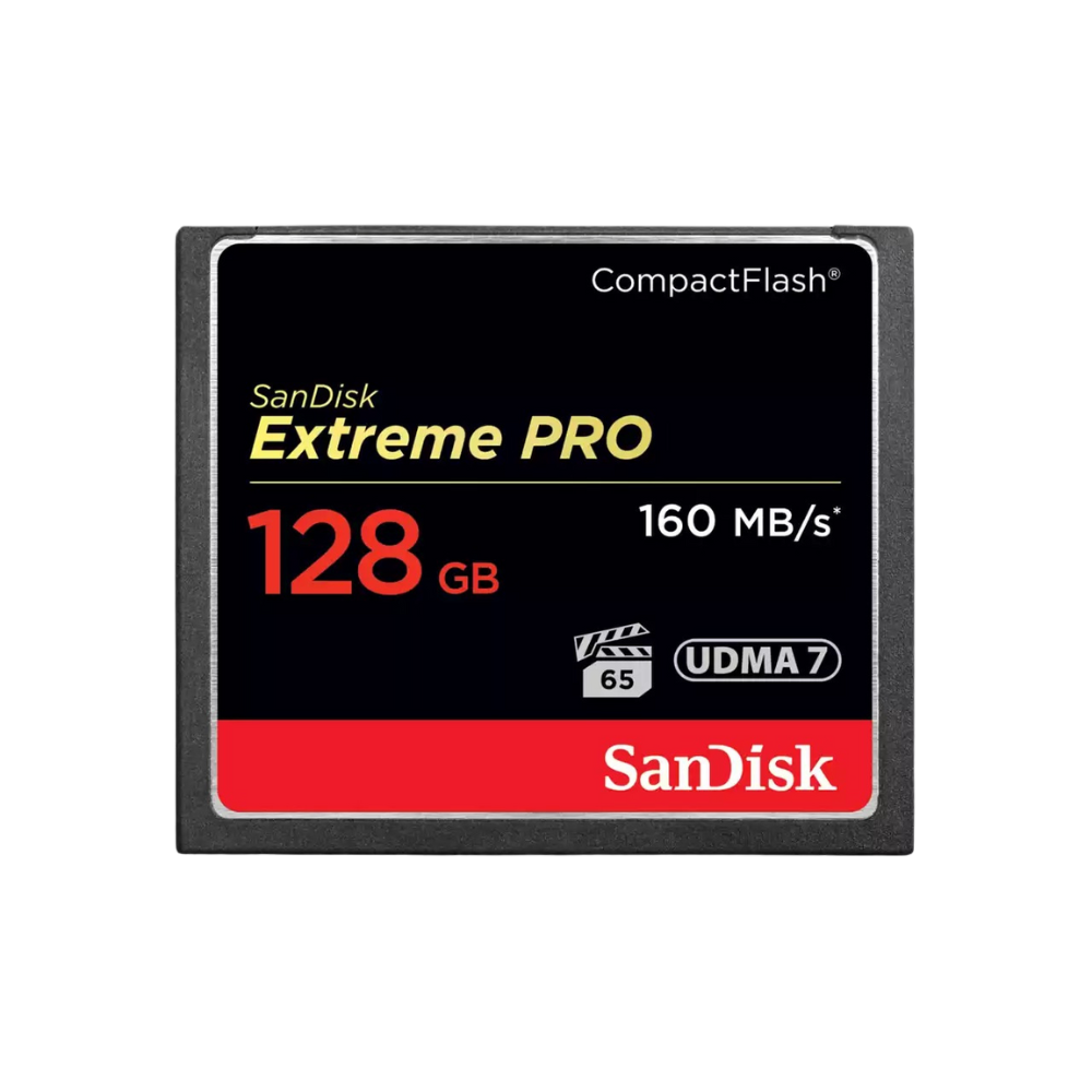 SanDisk Extreme PRO 128GB 32GB Compact Flash CF Memory Card with 4K UHD Support, VPG-65, UDMA 7 Enabled, 160MB/s / 150MB/s Read and Write Speed