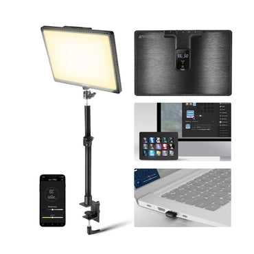 Neewer GL1 2800LM / GL1 C RGB 2900K-7000K Pro 15.5" Key Streaming LED Panel Light,  with Desk Clamp Compatible and Elgato Stream Deck, 2.4G PC/Mac iOS/Android APP Control, 18 Scenes for Gaming, Live Broadcast