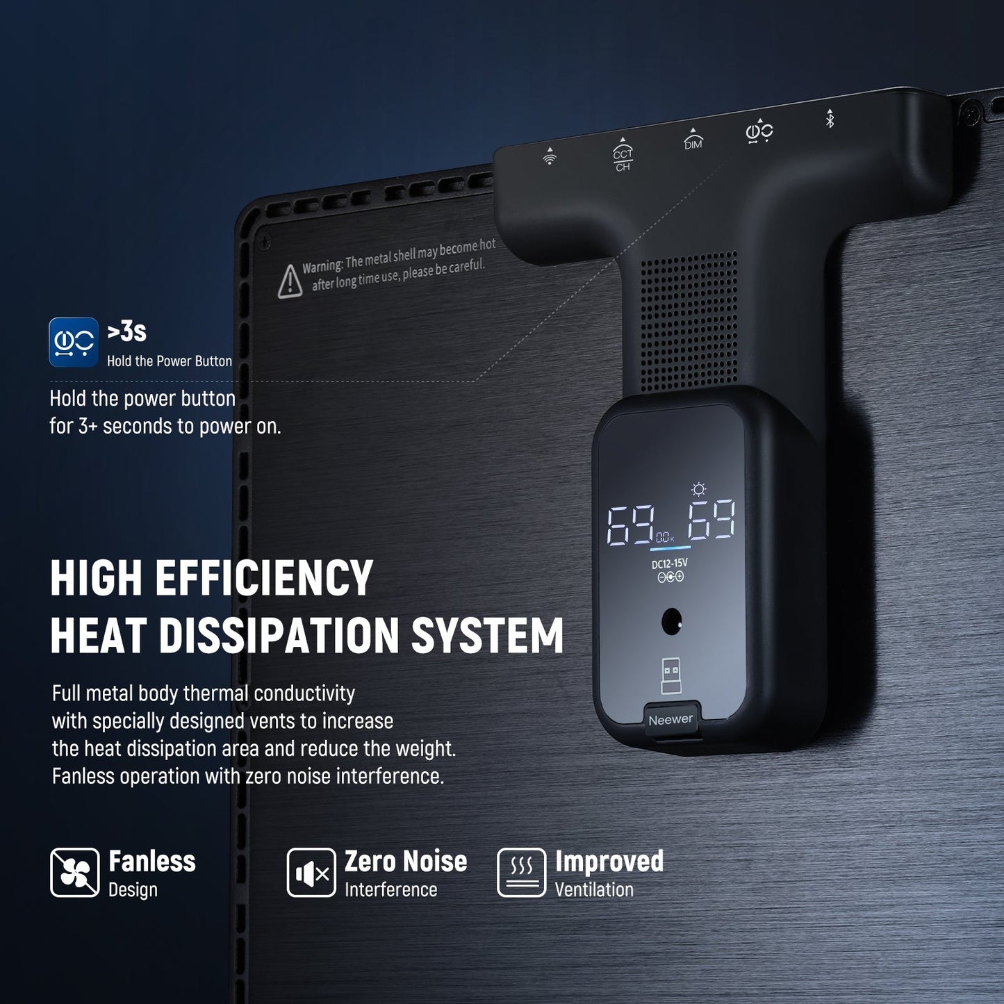 Neewer GL1 2800LM / GL1 C RGB 2900K-7000K Pro 15.5" Key Streaming LED Panel Light,  with Desk Clamp Compatible and Elgato Stream Deck, 2.4G PC/Mac iOS/Android APP Control, 18 Scenes for Gaming, Live Broadcast