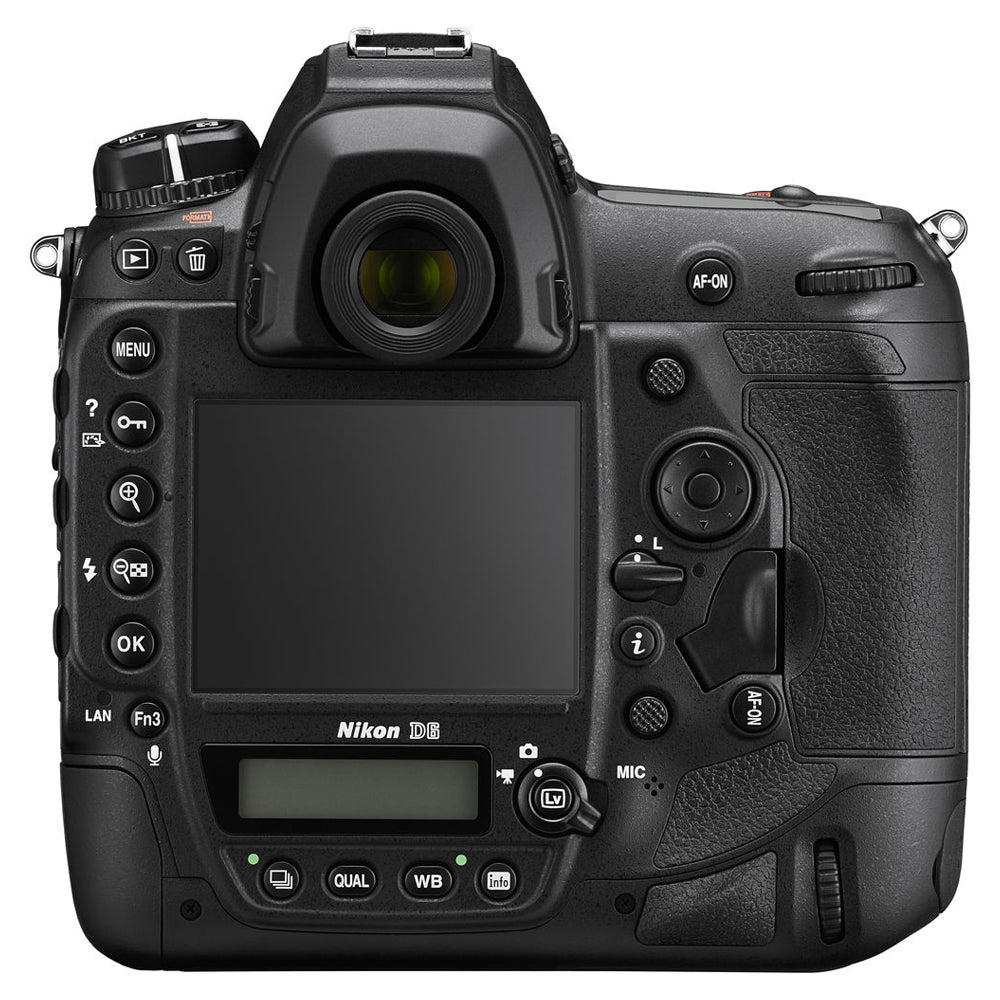 Nikon D6 DSLR Camera with 20.8 Megapixel FX Full Frame Format Sensor, 4K 30 FPS Video Recording, and 3D Automatic Focus Tracking - Body Only
