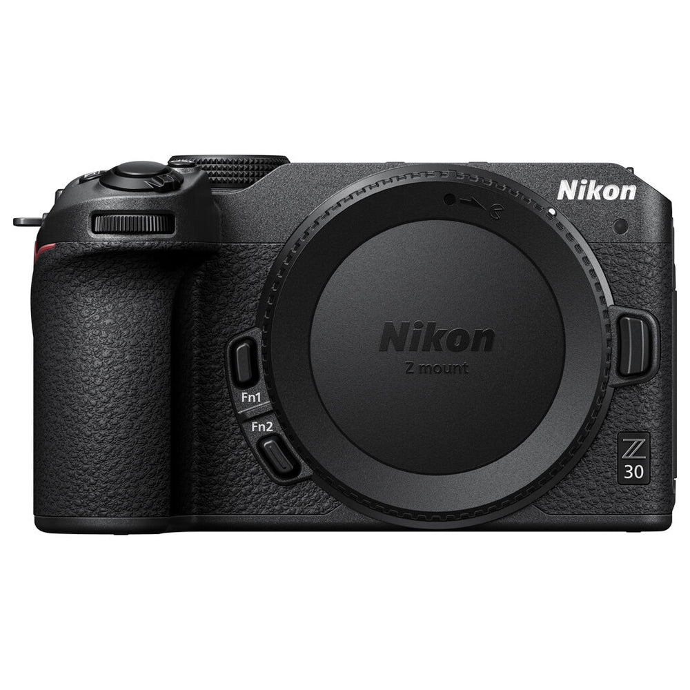 Nikon Z Series Z30 Mirrorless Vlogging Camera with 20.9 Megapixel DX APS-C Format Sensor, 4K 30fps Video Recording and Streaming, and Eye and Face Detection Hybrid Autofocus - Kits Available
