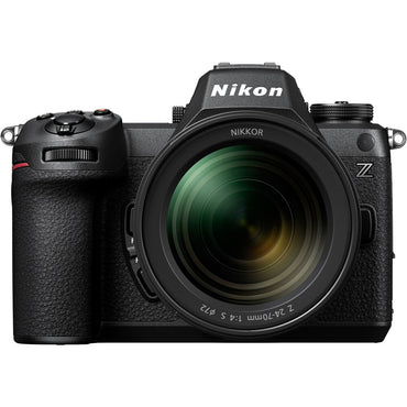 Nikon Z6 III Mirrorless Camera with NIKKOR Z 24-120mm f/4 S Lens Kit Partially Stacked CMOS Sensor FX-Format Full Frame Z-Mount EXPEED 7, 6K N-RAW / ProRes RAW, 4K 120p Video, 3.2" Tilting Touchscreen LCD, Dual CF / MicroSD Card Slots
