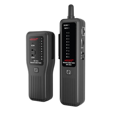 Noyafa NF-812 Network Cable Tester Tracker for RJ45 and RJ11 with Short / Open Circuit Detector, Battery Polarity Test, and PoE Power Supply Checker - Home Improvement and Industrial Tools