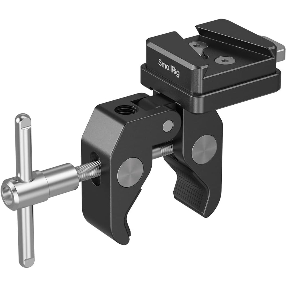 SmallRig V-Mount Crab-Shaped Clamp (15–40mm) with Non-Slip, Lightweight Battery Mount for Tripods, Light Stands & Camera Rigs | 5313