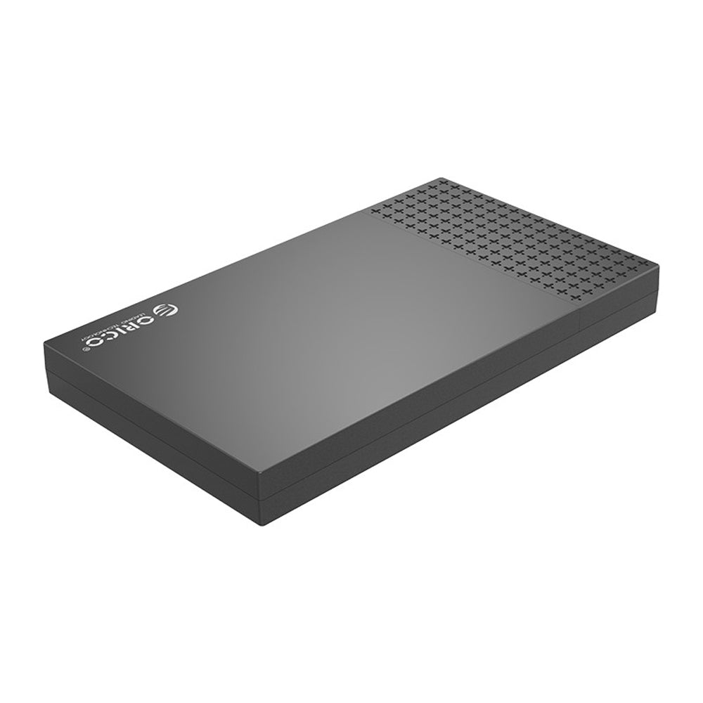ORICO 2.5 inch SATA to USB 3.1 Gen1 Type C SSD Enclosure Tool-Free with 6Gbps Fast Data Transfer Rate, 0.5m Type C to USB-A Cable, 6TB Max. Disk Capacity for PC, Laptop, Windows, Mac, Linux, Router, TV, PS4 HDD Enclosure | 2526C3-V1