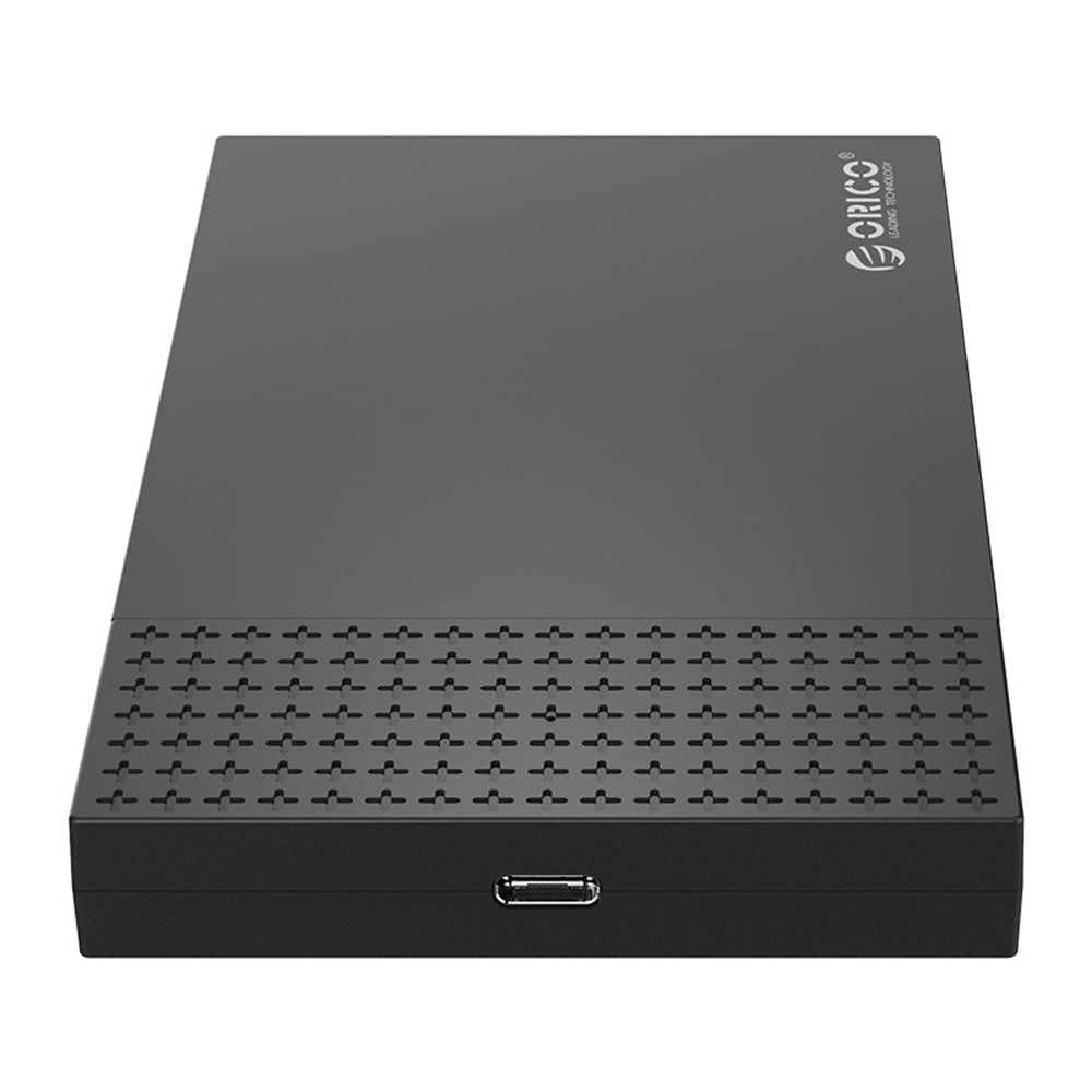 ORICO 2.5 inch SATA to USB 3.1 Gen1 Type C SSD Enclosure Tool-Free with 6Gbps Fast Data Transfer Rate, 0.5m Type C to USB-A Cable, 6TB Max. Disk Capacity for PC, Laptop, Windows, Mac, Linux, Router, TV, PS4 HDD Enclosure | 2526C3-V1