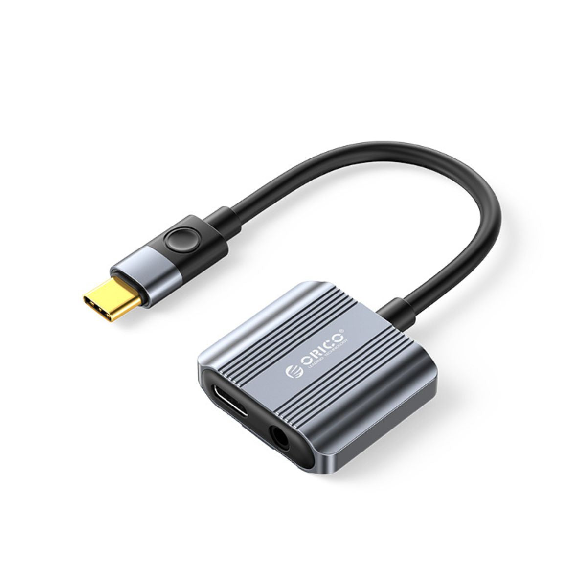 ORICO 2-in-1 USB C to 3.5mm + Type C Charger & Audio Splitter Cable Dongle for Headphone Earphone Headset Speaker Mobile Phone Tablet Computer PC Laptop | AXCP