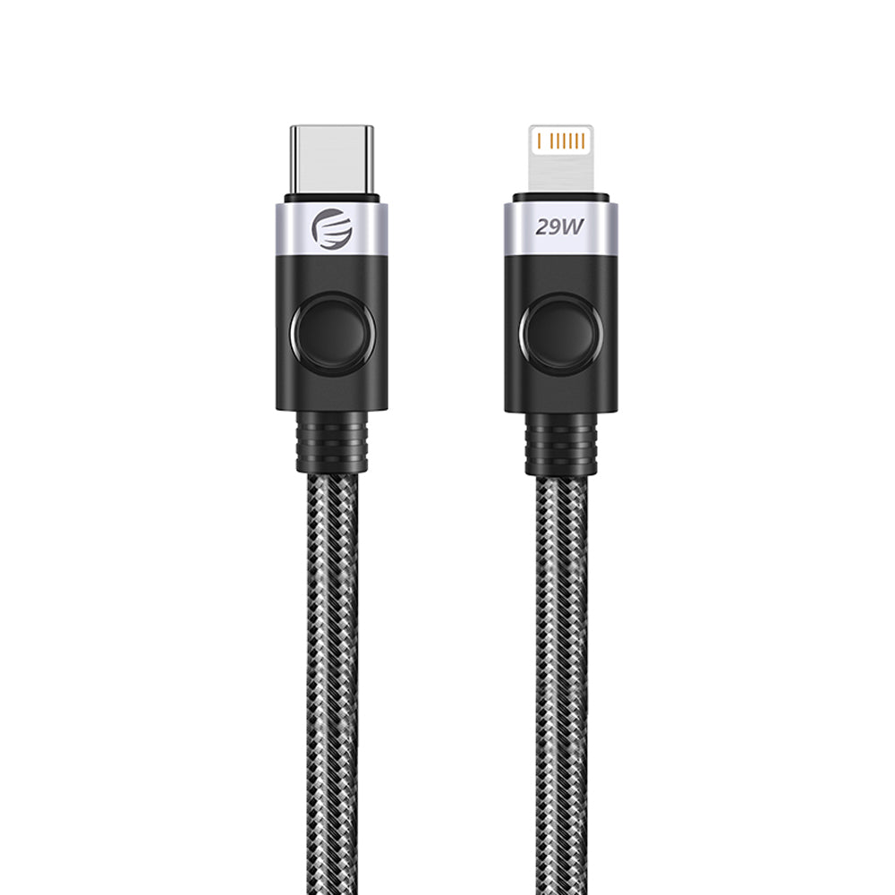 ORICO PD 20W Type C to Lightning Fast Charger Kit with Mini Quick Charge Power Wall Adapter, (1m) USB-C to Lightning Fast Charging Cable, Nylon-Coated, 480Mbps Data Cable Transfer Rate for Apple Devices, Smartphones, Tablet, macOS