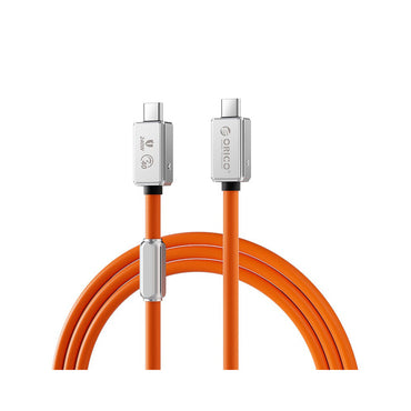 ORICO 0.5 Meter PD 240W 40Gbps USB 4 Type C Fast Charging Data Cable with 8K 60Hz UHD Video Output for iPhone 15 Pro Max iPad Pro MacBook SAMSUNG S24 S23 S22 Huawei MateBook Smartphone Laptop Tablet Fast Charger & Display Monitor
