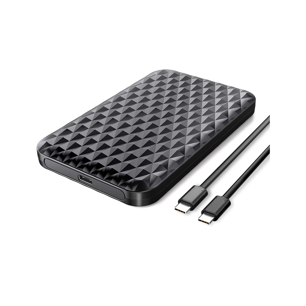 ORICO 5Gbps 2.5 Inch HDD / SSD SATA 3.0 to USB 3.1 Gen 2 Type C Hard Drive Enclosure Case with 4TB Maximum Disk Storage Capacity for Windows MacOS Linux Computer PC Laptop MacBook iMac | 2520C3-CX