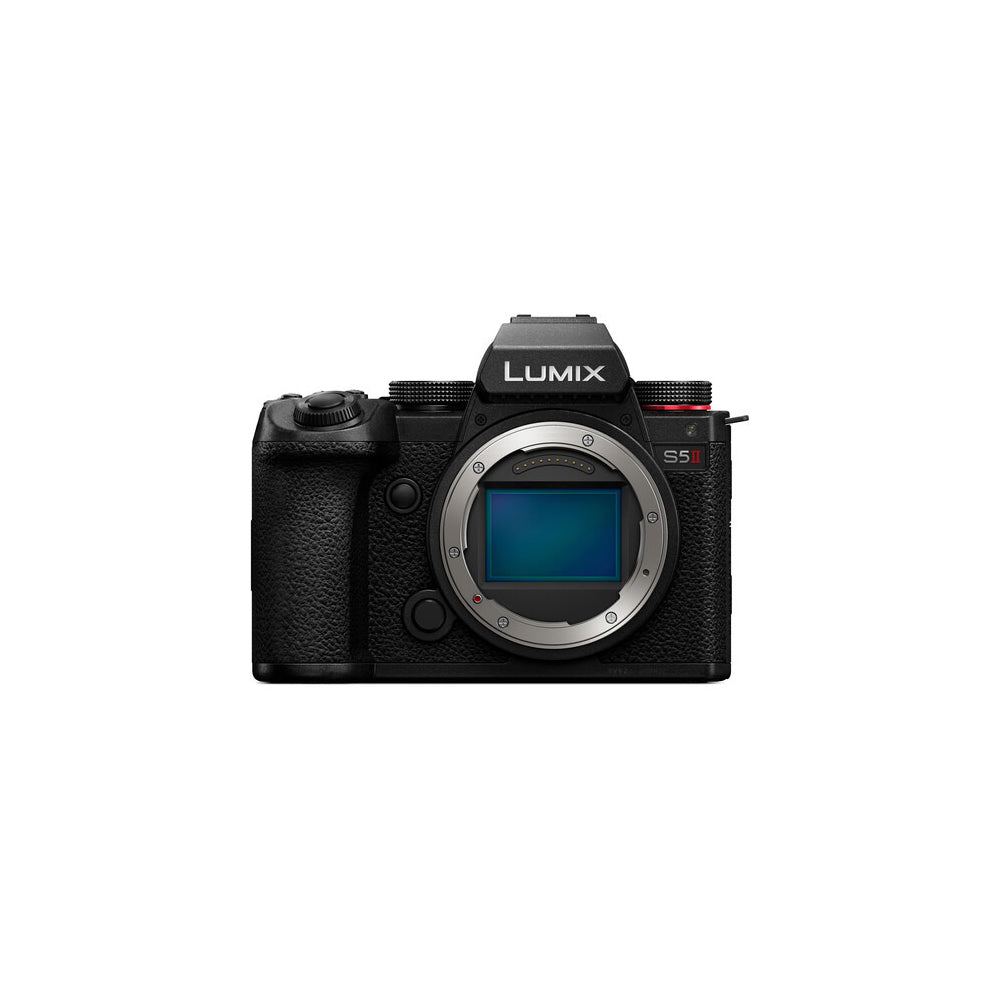Panasonic Lumix S5 II with S 20-60mm f/3.5-5.6 (L-Mount) Lens Full-Frame Mirrorless Camera - 24.2MP CMOS Sensor, 10-Bit 6K 30/4K 60, Wi-Fi & Bluetooth, 779-Point Phase-Detection Autofocus, 5-Axis Sensor-Shift Image Stabilization | DC-S5MII