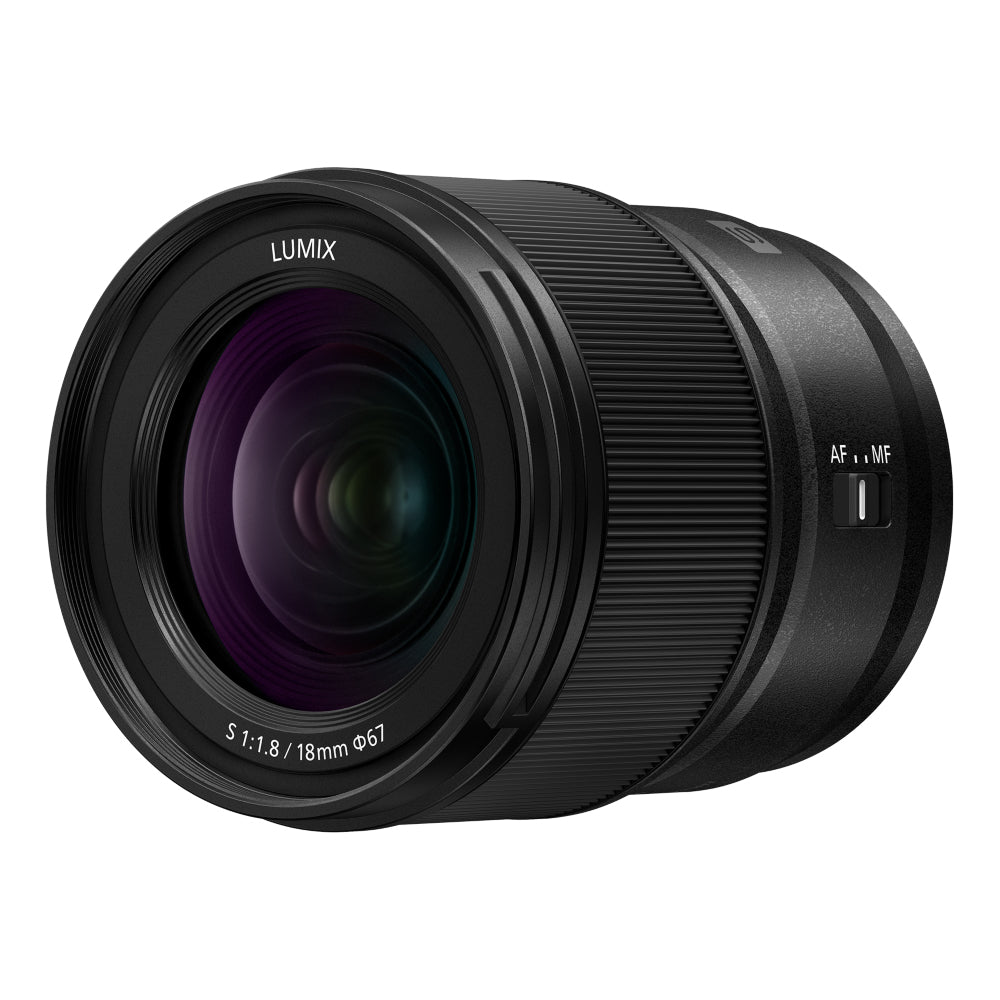 Panasonic Lumix S 18mm f/1.8 (L-Mount) Ultra-Wide Angle Full-Frame Mirrorless Camera Prime Lens