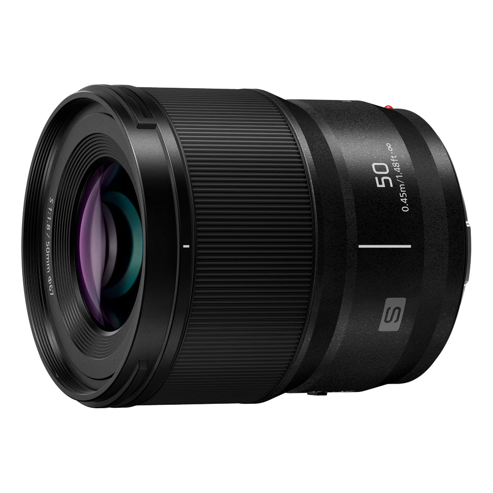 Panasonic Lumix S 50mm f/1.8 (L-Mount) Standard Full-Frame Mirrorless Camera Prime Lens