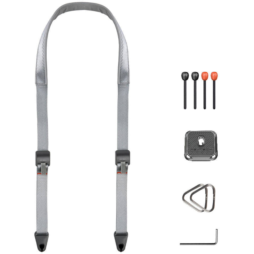 PGYTECH Heavy-Duty Camera Shoulder Strap with Quick Release Bead Connectors, Arca-Type Plate, and 90kg Load Capacity for Sony, FUJIFILM, Canon, Nikon, and Panasonic Lumix Cameras