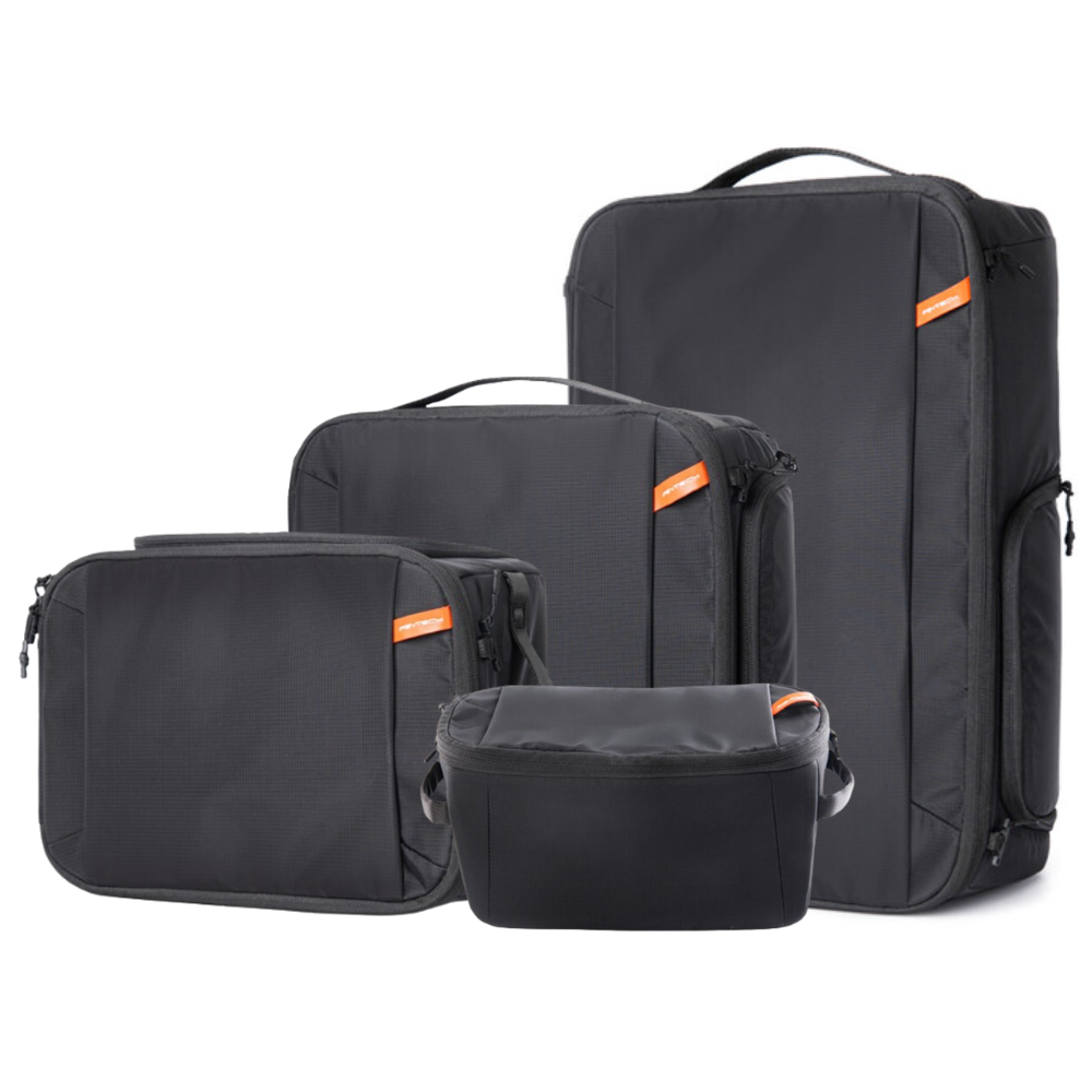 PGYTECH Camera Insert Bag - Modular Storage Oraganizer for Camera & Drone Gear Backpacks with Steel Frame Structure, High-Density Foam, Splash-Proof Design & Shoulder Bag Function
