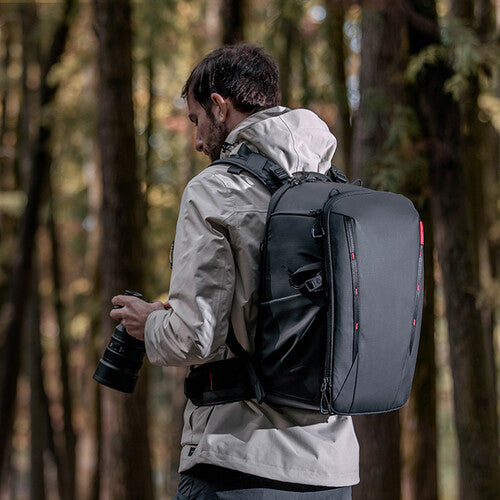 PGYTECH OneMo 2 (25L/35L) Anti-Theft Camera Backpack + Shoulder Bag with Hidden Apple AirTag Pocket, Tripod Holder, Battery Storage, Quick-Side Access Pocket, Laptop Compartment, and Adjustable Dividers for Sony Fujifilm Canon Nikon Lumix