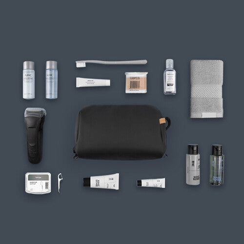 PGYTECH Wash Pouch Travel Storage Bag for Cosmetics, Toiletries, Grooming, and Persol Hygiene Products with Wet & Dry Separation Pockets, Splash-proof Exterior, Stowable Hook, Multiple Interior Dividers and Pouches | P-CB-096 P-CB-097