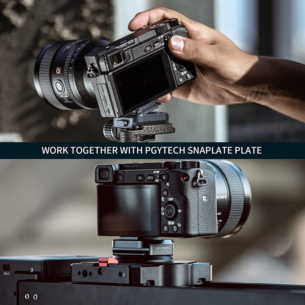 PGYTECH Beetle Camera Clip for Backpack Strap and Waist Belt with SpLock Plate and Arca-Type Clamp with Up to 25kg Load Capacity | P-CG-040
