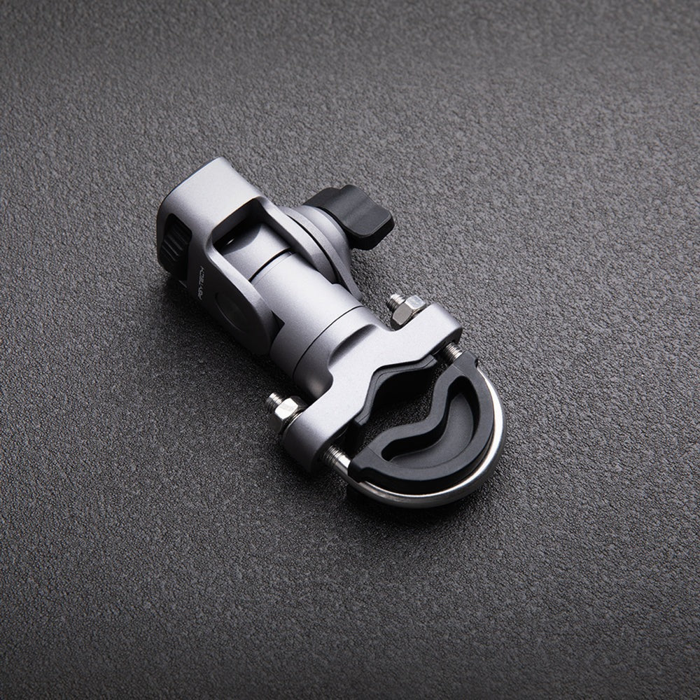 PGYTECH U-Bolt Handlebar Mount for Motorcycles and Bicycles with CapLock Quick Release Clamp and 3-Prong Adapter for Insta360, DJI, GoPro Action Cameras, and Mobile Phone Holders | P-GM-172