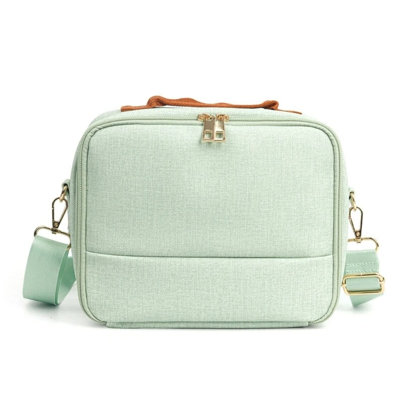 Pikxi 3.7L Universal Multipurpose Leather Camera Bag with Soft Padded Inner Lining, Adjustable Space Divider, Shoulder Straps and Carrying Handle for Cameras and Accessories