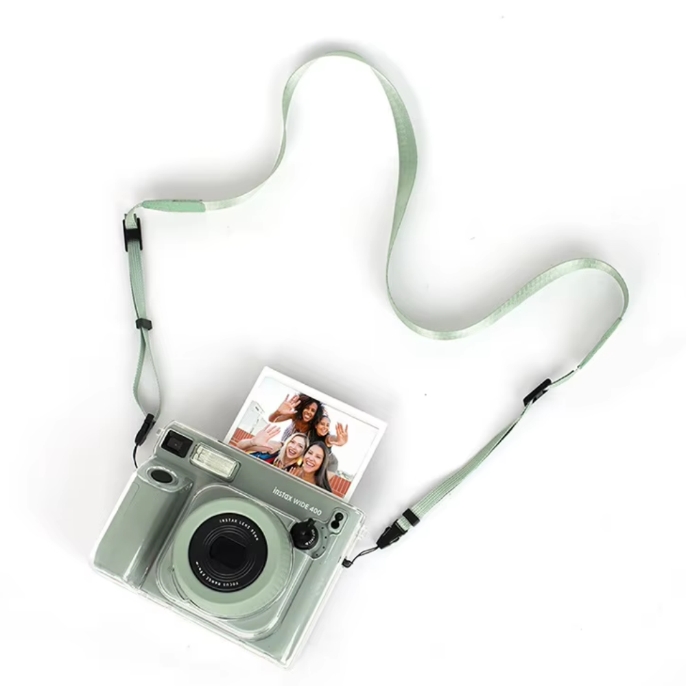 Pikxi Transparent Crystal Cover Case for Fujifilm Instax Wide 400 Camera with formfitting Design and Anti-Scratch Drop Resistant