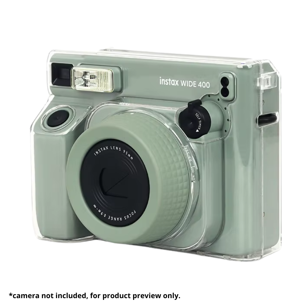 Pikxi Transparent Crystal Cover Case for Fujifilm Instax Wide 400