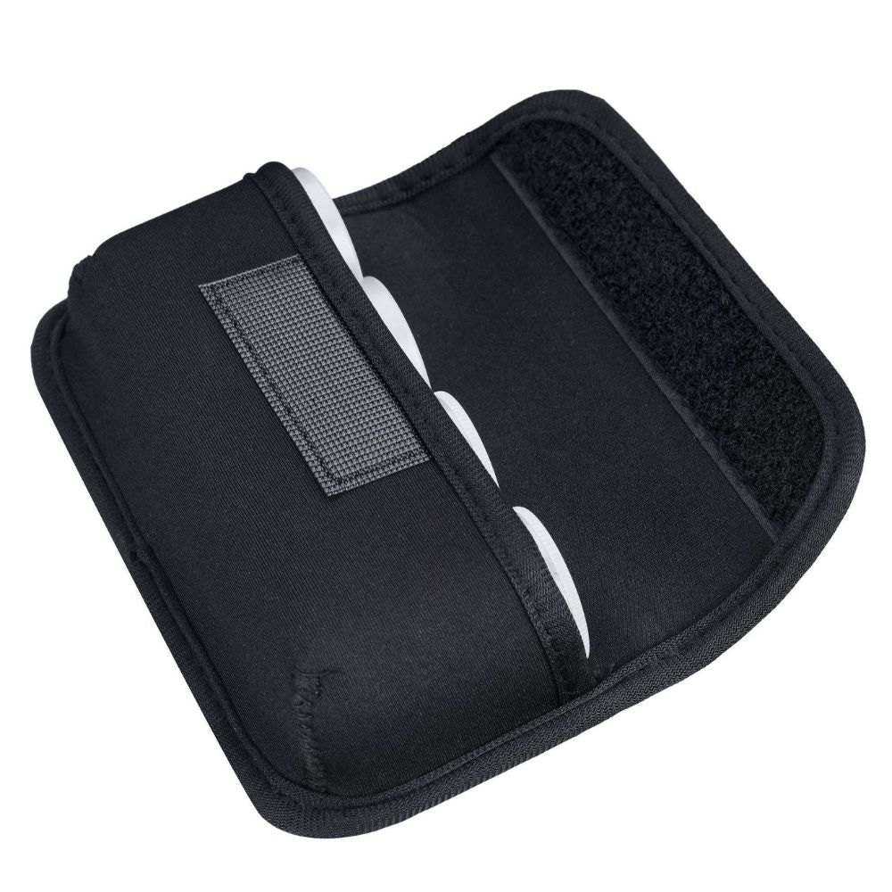 Pikxi Carrying Case Pouch Bag for 4 Rolls 35mm 135 Color, Negative & B&W Camera Films with Inner Elastic Holder - Black