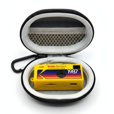 Pikxi EVA Hard Case for Kodak Charmera Keychain Digital Camera with Snap Link Stainless Carabiner