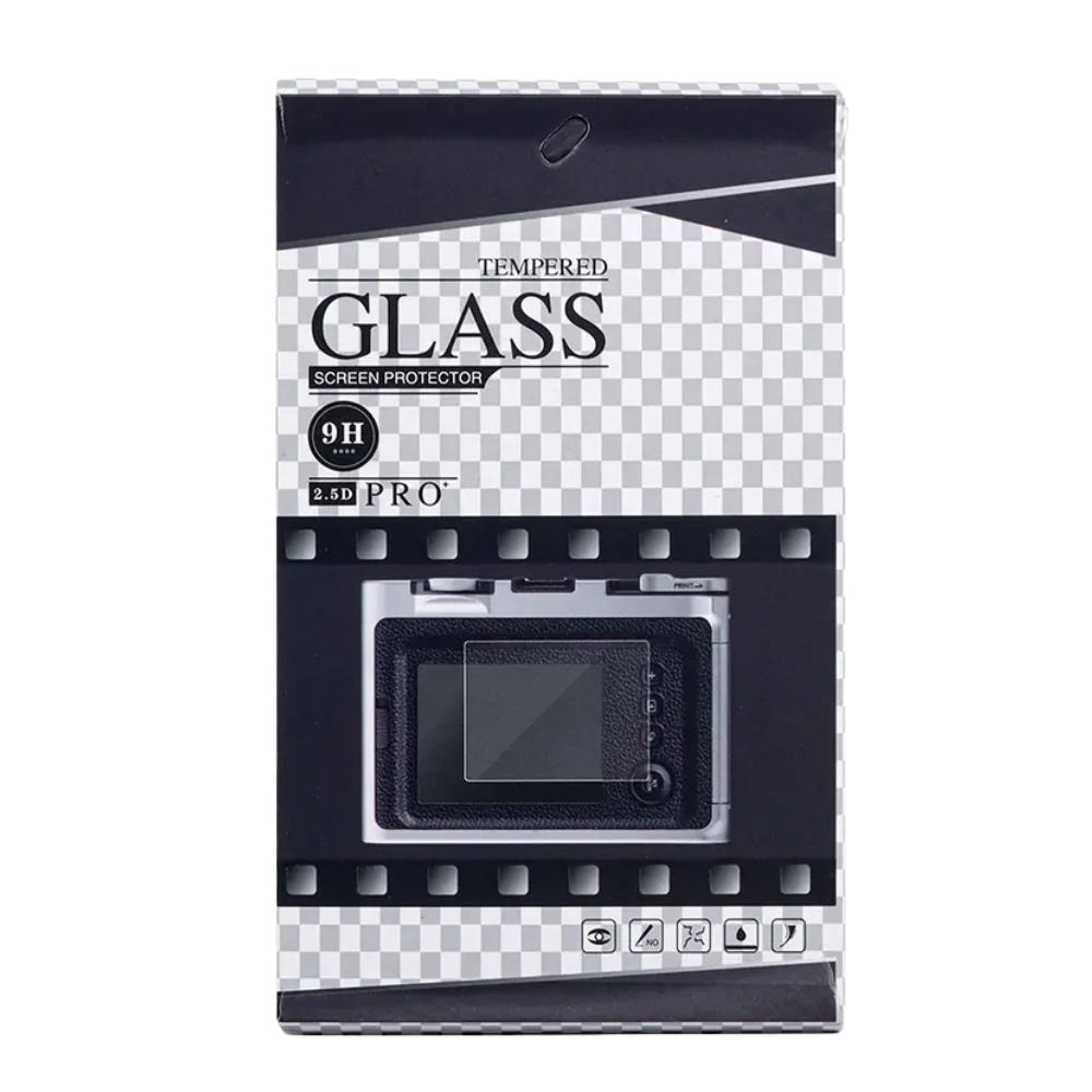 Pikxi Instax WIDE EVO 9H 2.5D Pro Plus Tempered Glass Instant Camera Screen Protector for Lens and Screen Display