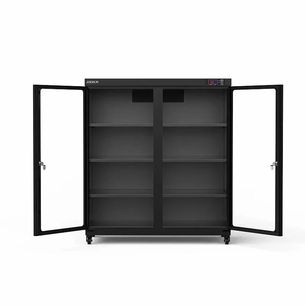 Andbon AD-300S Electric Dry Box Cabinet 300L Digital Automatic Humidity Controller with Adjustable Shelves, LED LCD Display for Jewerly, Watches, Leather Bags, Collectibles, Electronics, Camera, Lens, Photography Equipment Storage
