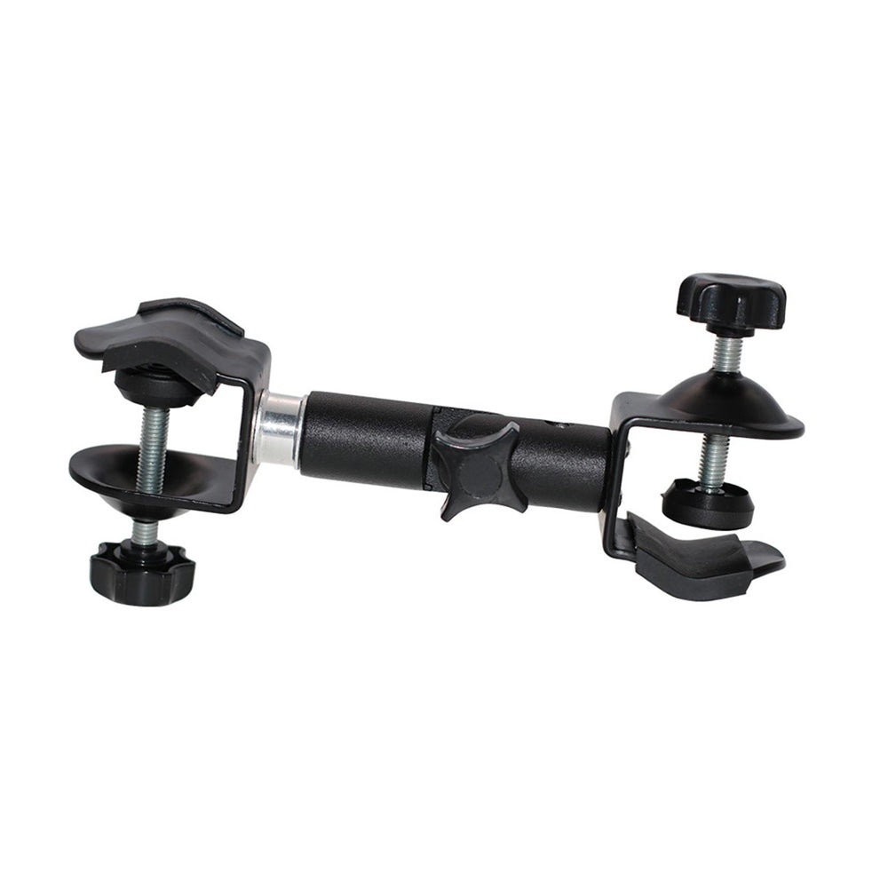 Pxel Adjustable Clip Clamp Umbrella Holder with Lightweight Alloy Metal, Rubber Clamp Pad, Detachable 1/4" Screw Stud for Camera Tripod use for Outdoor Photography | AA-UC8