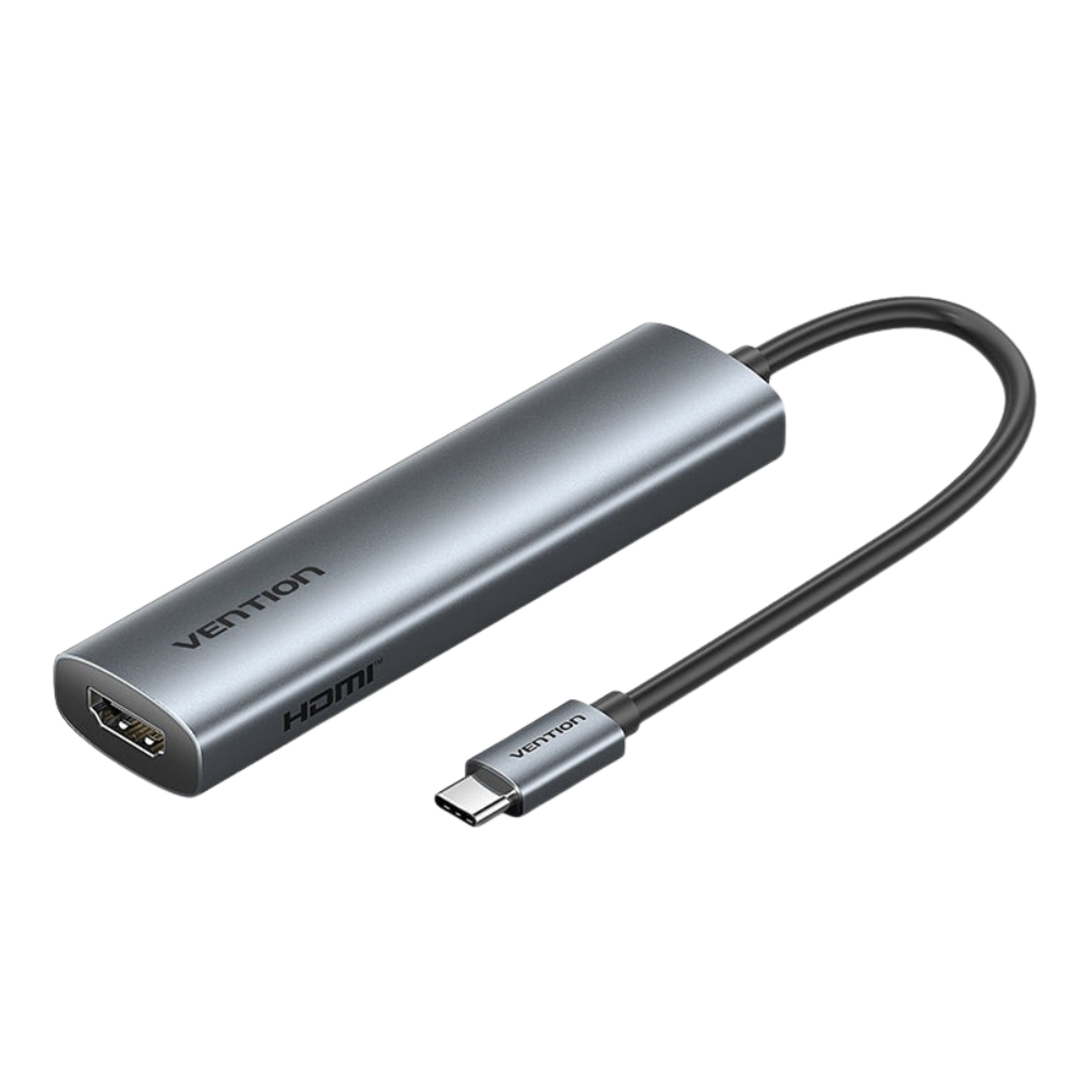 Vention USB Type-C 5 in 1 4K 30Hz 5Gbps PD 100W Hub Docking Station with High Speed Data Transfer, UHD Video, Fast Charging and OTG Support for PC Desktop Windows MacOS Android | TGLHB
