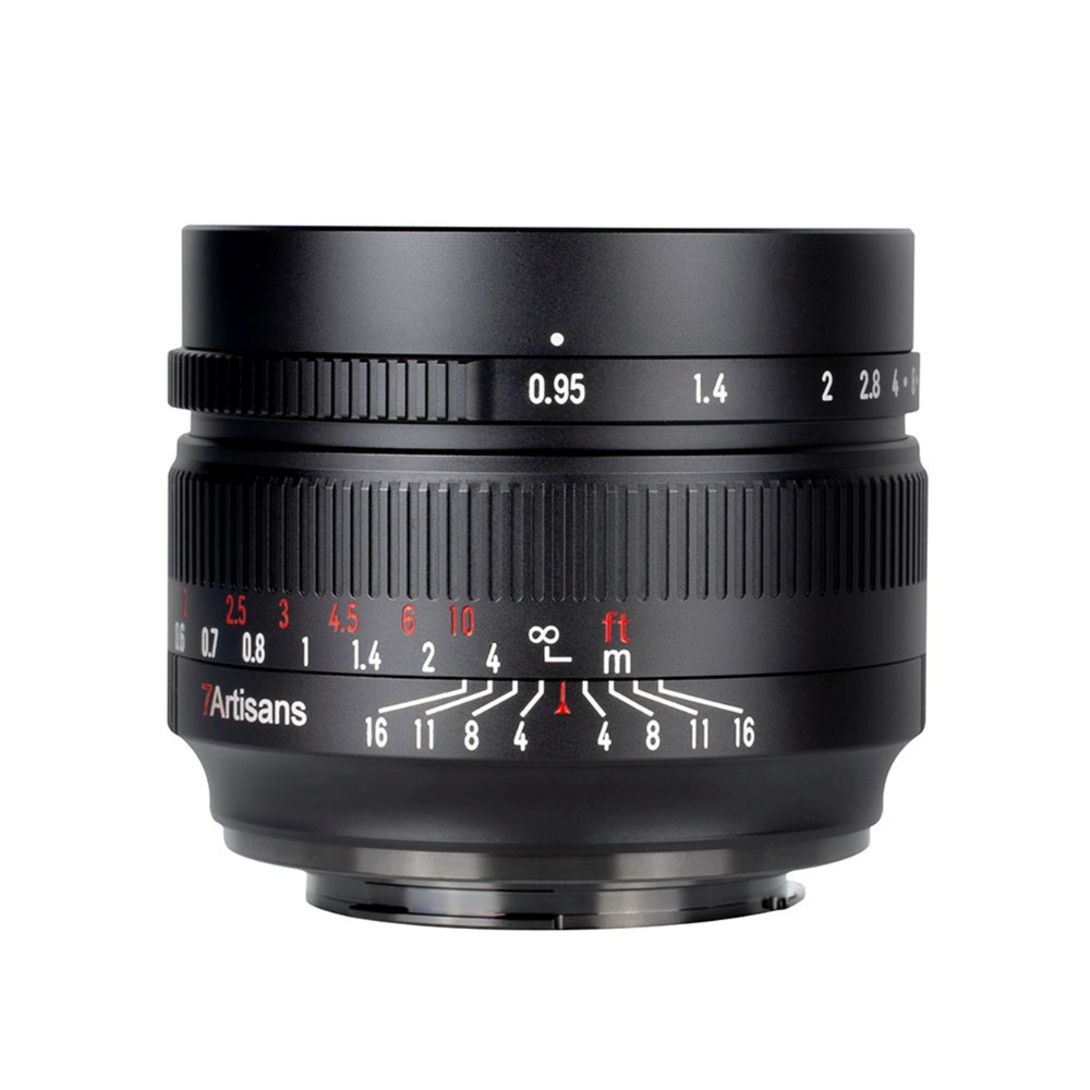 7Artisans 50mm F/0.95 APS-C Format Canon EOS-R Mount Portrait Prime Lens MF Manual Focus for Mirrorless Cameras