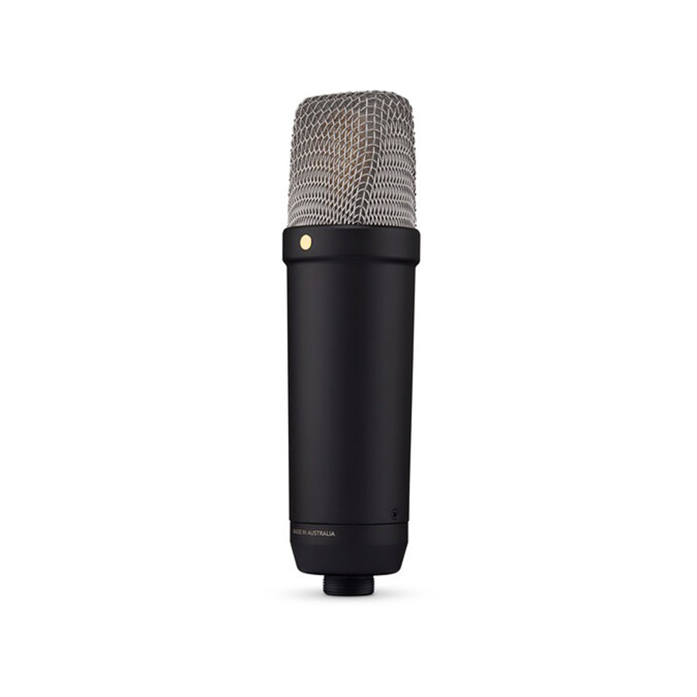 Rode NT1 5th Generation Cardioid Condenser Large Diaphragm Microphone with Analog XLR / Digital USB Type-C Dual Connect Ports, Revolution Preamp and On-board DSP for APHEX and USB Bus / Phantom Powered for Recording, Streaming, Podcasting | Silver, Black