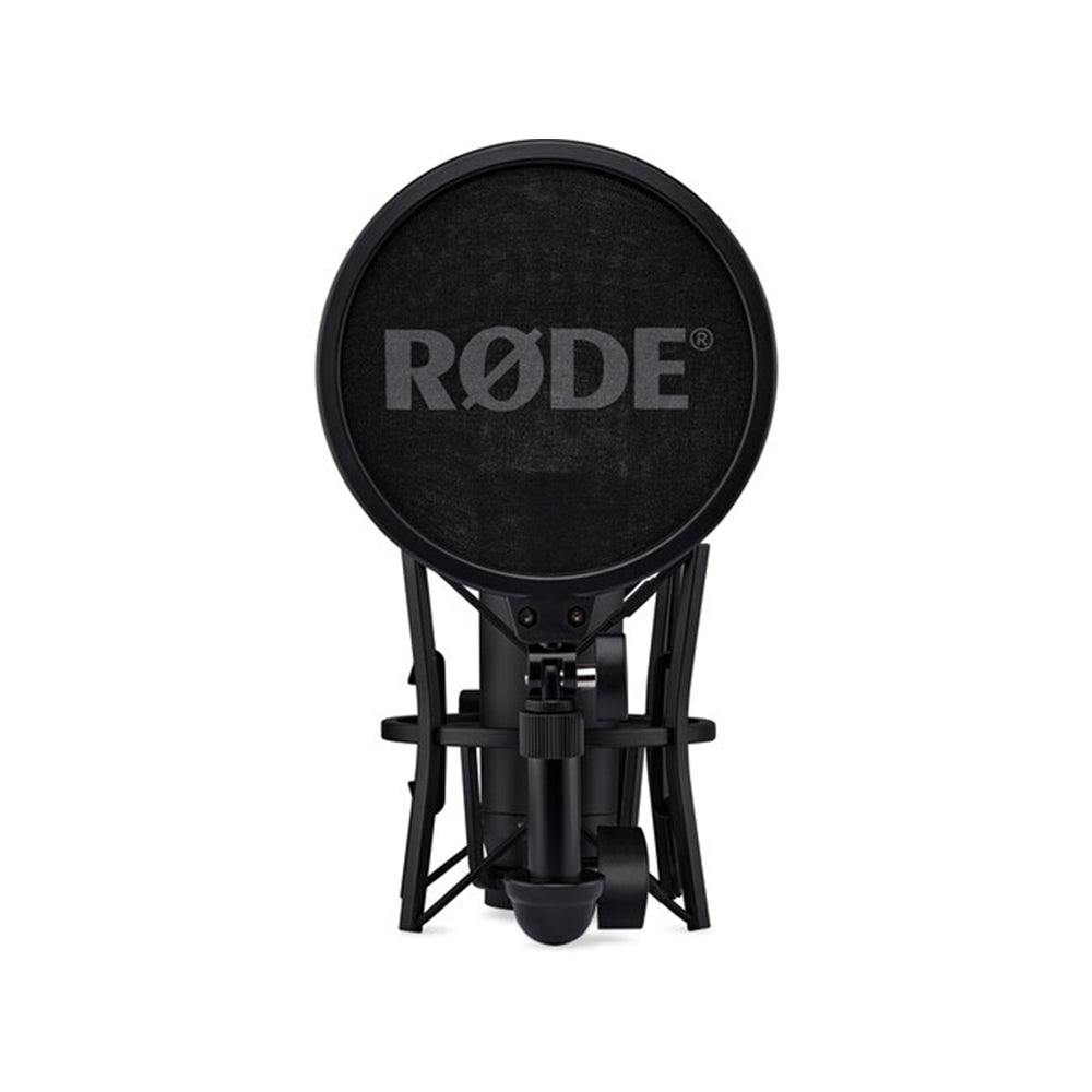 Rode NT1 5th Generation Cardioid Condenser Large Diaphragm Microphone with Analog XLR / Digital USB Type-C Dual Connect Ports, Revolution Preamp and On-board DSP for APHEX and USB Bus / Phantom Powered for Recording, Streaming, Podcasting | Silver, Black