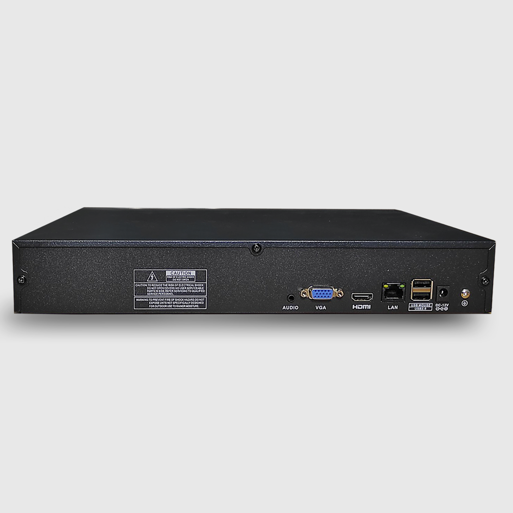 Rover Systems 4K 32 Channel NVR IP CCTV Network Video Recorder, VGA HDMI Audio Input / Output, 1000Mbps Ethernet RJ45 Port, 14TB 2x SATA Interface, AI Face and Human Detection and Remote Access Support | RNH1532MYNK2 NVR