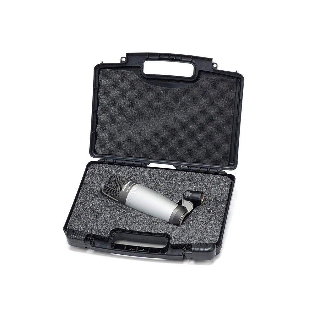 Samson C01 SR850 Cardioid Condenser Microphone Headphone Bundle Kit Set with 10Hz to 30kHz Frequency Response, 19mm Large Diaphragm, Enhanced Ambient Listening, & Gold Plated XLR Connector for Studio, Podcast, Recordings, Acoustics