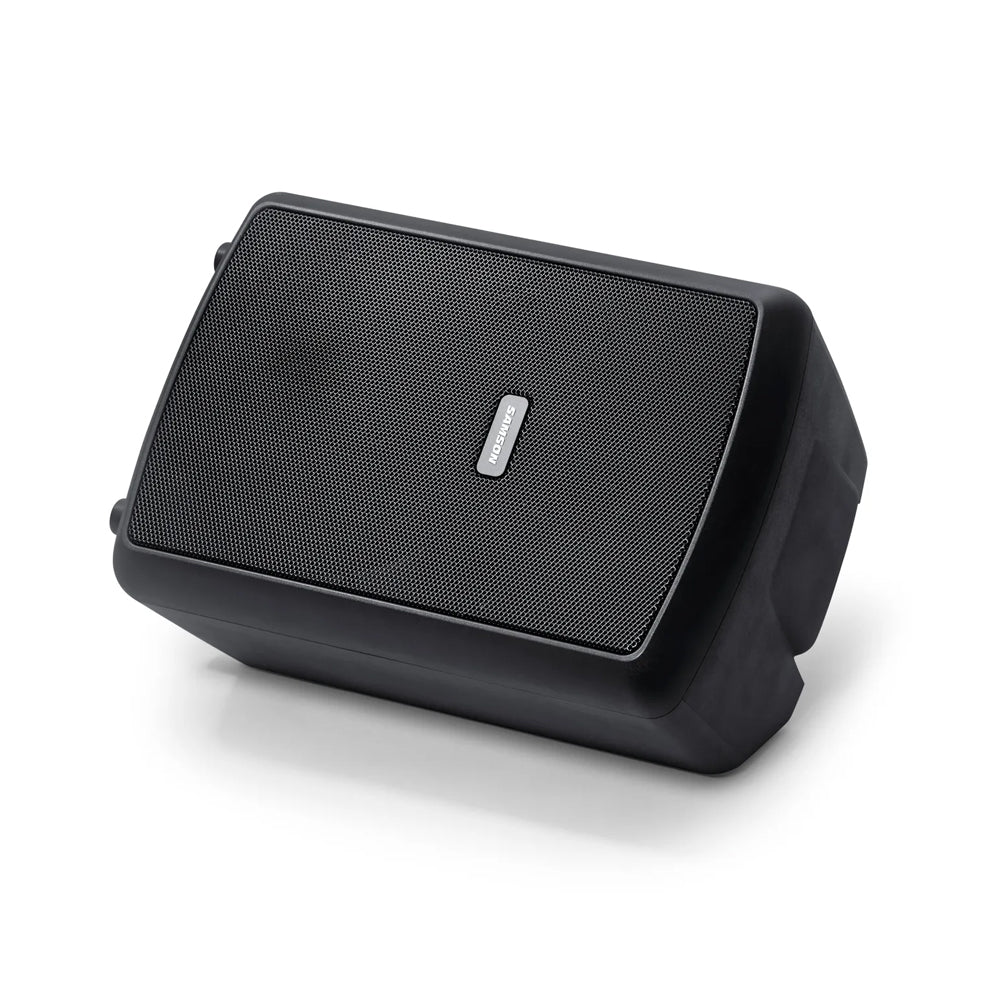 Samson Expedition Explor Portable Public Address PA Powered 3 Way Speaker System with 12 Hour Battery, 200 W Amplifier, Bluetooth Connectivity, and Wireless Microphone Option