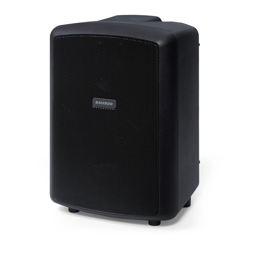 Samson Expedition Explor Portable Public Address PA Powered 3 Way Speaker System with 12 Hour Battery, 200 W Amplifier, Bluetooth Connectivity, and Wireless Microphone Option