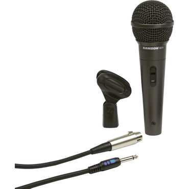 Samson R31S Dymic Hypercardioid Handheld Microphone with On / Off Switch, High Gain, Low Impedance and 50Hz–15kHz Frequency Range for Concerts and Stage Performance | ESCR31S