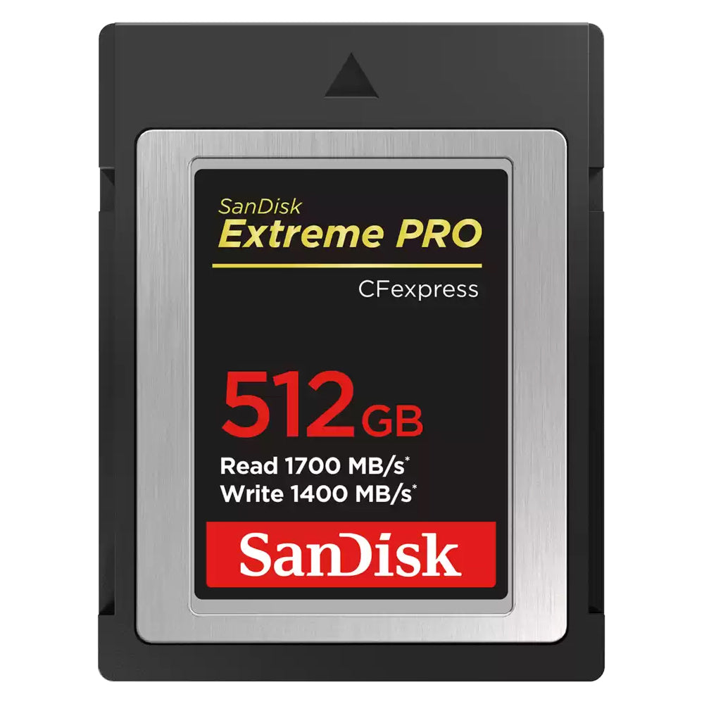 SanDisk Extreme PRO 512GB 256GB 128GB 64GB CFExpress Type B XQD Memory Card with Max 1700MB/s Read / 1400MB/s Write Speeds, RAW 4K Video Capture and RescuePRO Deluxe Support