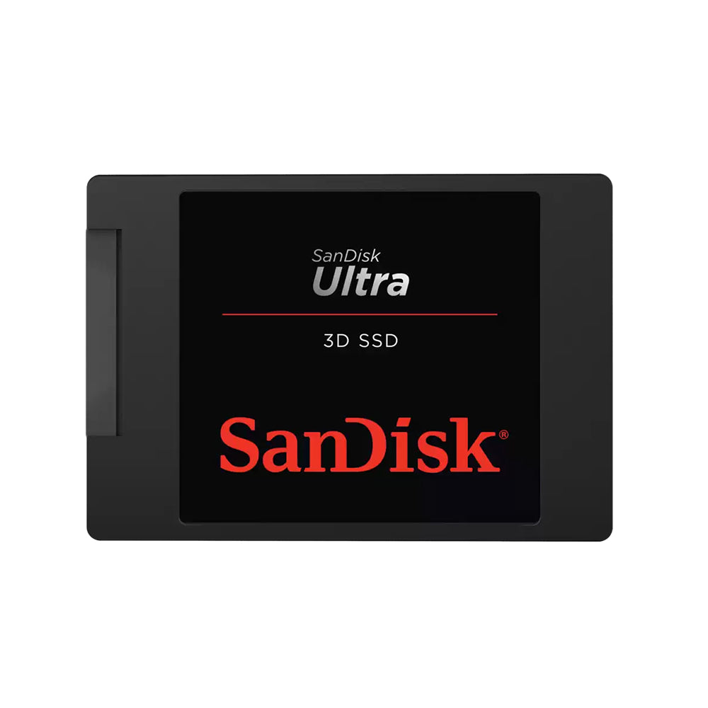 SanDisk Ultra 3D 1TB 2.5" SATA III SSD Solid State Drive with 3D ND Flash Memory, 560MB/s / 520MB/s Read and Write Speed, nCache 2.0 Technology and Shock, Vibration and Temperature Resistant
