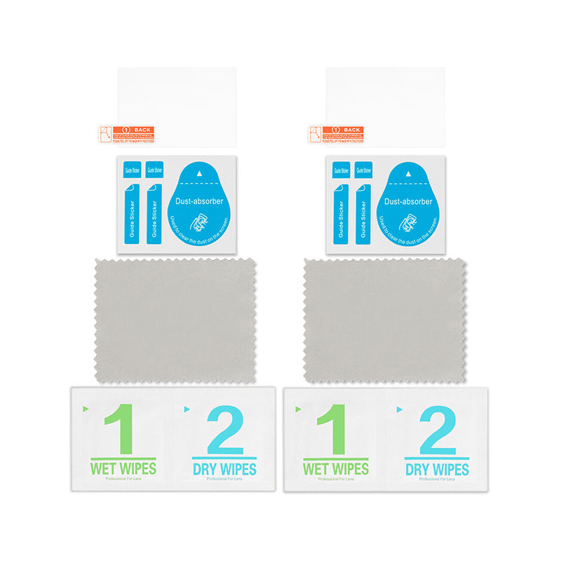SmallRig 2pcs Tempered Glass LCD Screen Protector Film with 0.4mm Ultra-Thin, Rounded Corners, Waterproof, Anti-Oil, Anti-Fingerprint with Microfiber Cleaning Cloth for Sony Alpha a7 IV  Mirrorless Cameras | 3750B
